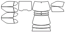 Tint Kit pattern for the 2003 Ferrari 456M