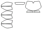 Tint Kit pattern for the 2020 Ferrari 488 Pista Spider