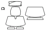 Tint Kit pattern for the 2022 Ferrari 812 Superfast