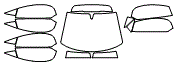 Tint Kit pattern for the 2014 Lamborghini Gallardo