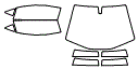 Tint Kit pattern for the 2024 Lamborghini Countach