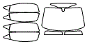 Tint Kit pattern for the 2024 Lamborghini Huracan