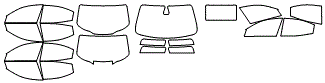 Tint Kit pattern for the 2024 Maserati Ghibli