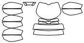 Tint Kit pattern for the 2022 Pagani Huayra Roadster BC