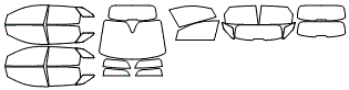 Tint Kit pattern for the 2018 Peugeot 3008