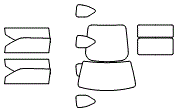 Tint Kit pattern for the 2016 Scion tC