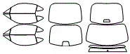 Tint Kit pattern for the 2016 Scion FR-S