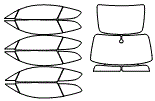 Tint Kit pattern for the 2004 Bentley Continental