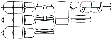 Tint Kit pattern for the 2022 Rivian R1S