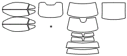 Tint Kit pattern for the 2022 Polestar Polestar 1