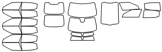 Tint Kit pattern for the 2025 Polestar Polestar 2