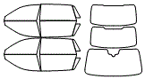 Tint Kit pattern for the 2026 Rolls Royce Phantom