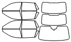 Tint Kit pattern for the 2026 Rolls Royce Phantom