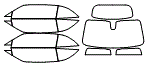 Tint Kit pattern for the 2019 Rolls Royce Dawn Black Badge