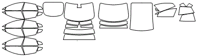Tint Kit pattern for the 2021 Tesla Model S (2021.5)