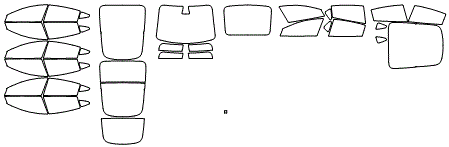Tint Kit pattern for the 2019 Tesla Model 3