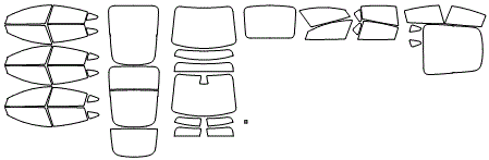 Tint Kit pattern for the 2020 Tesla Model 3