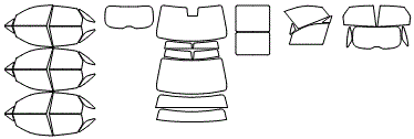 Tint Kit pattern for the 2027 Genesis GV70