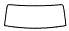 Exterior Windshield Kit pattern for the 2026 Ford Bronco