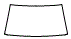 Exterior Windshield Kit pattern for the 2006 Toyota 4Runner