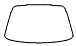 Exterior Windshield Kit pattern for the 2024 Ferrari 812 GTS