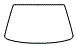 Exterior Windshield Kit pattern for the 2022 Ferrari 812 Superfast