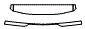 Hood, Fender and Grille Kit pattern for the 2007 Mazda B3000