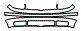 Bumper Kit pattern for the 1999 Volkswagen Golf