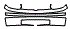 Mirror and Bumper kit pattern for the 2000 Volkswagen Cabrio