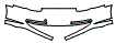 Bumper Kit pattern for the 2000 Porsche 911