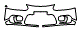 Bumper kit pattern for the 1997 Mitsubishi Eclipse