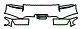 Bumper kit pattern for the 1999 Mitsubishi 3000GT