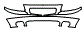 Grille and Bumper kit pattern for the 2002 Volvo V70
